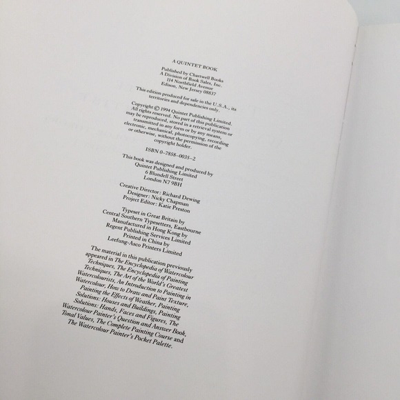 The Complete Watercolor Artist Coffee Table Book Hardcover Art Education Guide - Picture 6 of 7